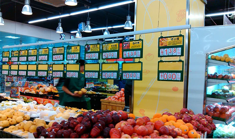 A4 A5 Supermarket Plastic Price Sign Pricing Board For Fruit Vegetable 