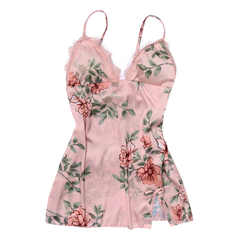 

Set Sexy pajamas Woman sleeping clothes sexy Woman sleeping wearing Women Printing Pattern Pajamas Sleepwear Nightwear