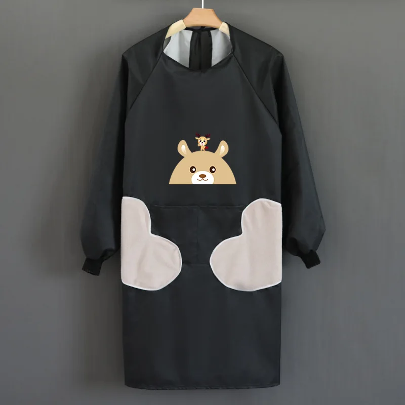 
In stock PVC Oil Proof Water Proof Kitchen bib apron Wholesale 