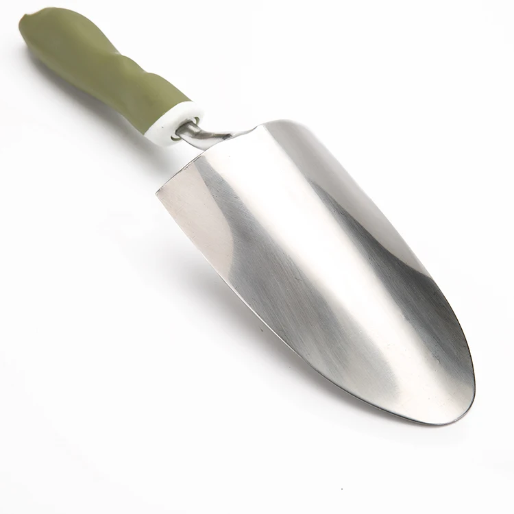 PP handle garden tools stainless steel notch finish trowel