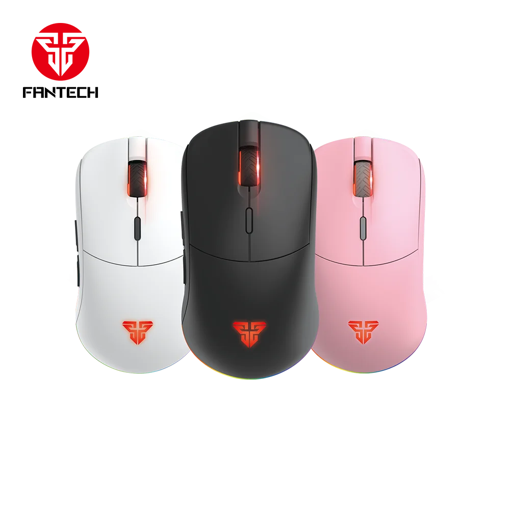 

New Fantech Helios XD3 Dual Mode Wired Wireless Pixart 3335 Lightweight RGB Macro Gaming Mouse