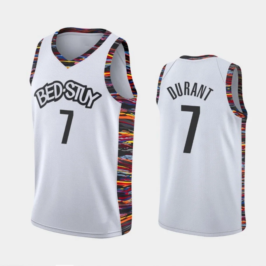 

Embroidered high quality basketball jersey No. 7 Kevin Durant No. 11 Kyrie Irving basketball jersey/uniform