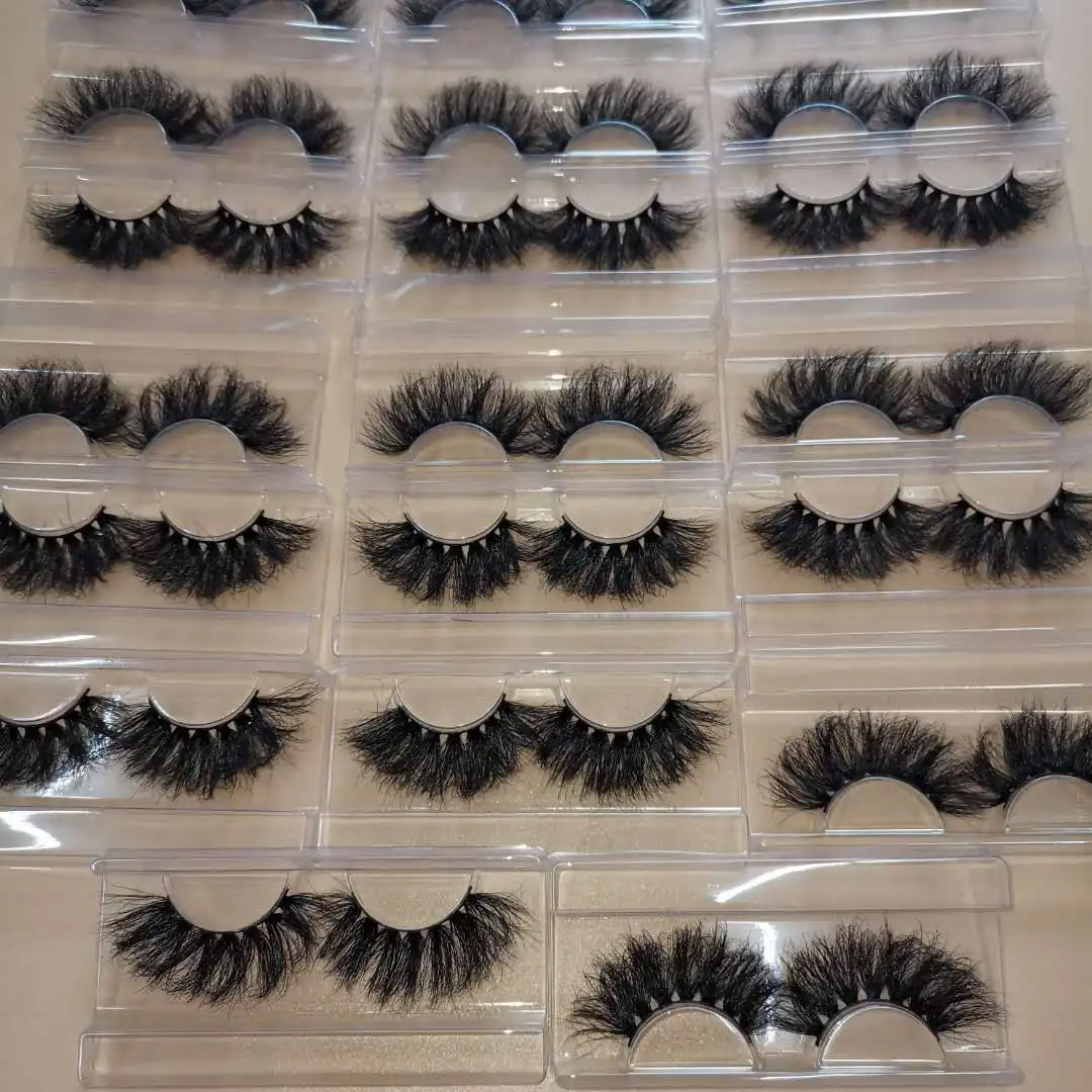 

Thick and Long Style Top Sale Best Quality Wholesale 25mm 5d Mink Lashes