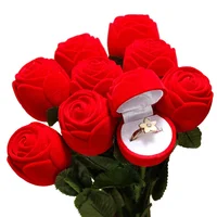 

Factory hot sale Packaging Boxes Jewelry Rose Flower ring box