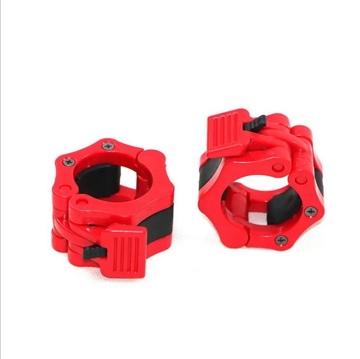 

Quick Release pair of Locking Weight bar plate Locks Clips for workout Gym Aluminum Alloy 50mm Barbell Collar