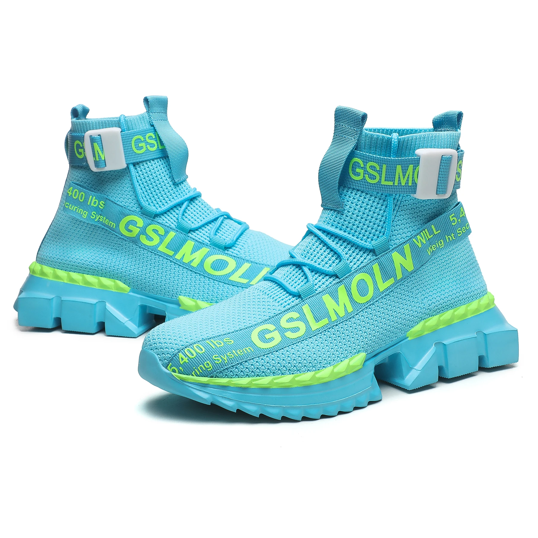 

Fashion Flying Woven Sock Shoes Men High Top Chunky Sneakers Men Damping Non-slip Shoes Men Casual Shoes Zapatos de Hombre