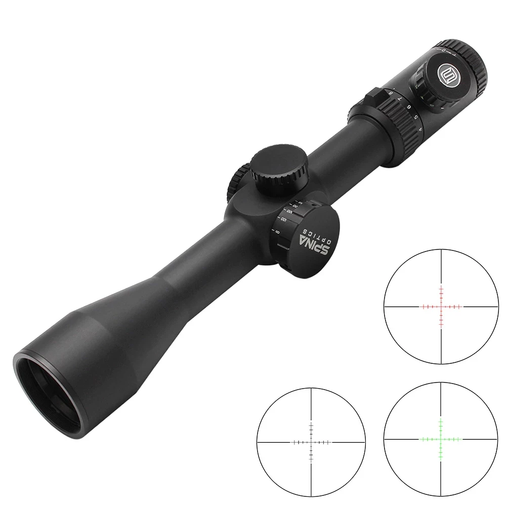 

Factory riflescope 4-16x44 IR Hunting Rifle Scope 1/4 MOA Mil Dot Reticle Turrets Lock Green Red Illuminated Optical Sight