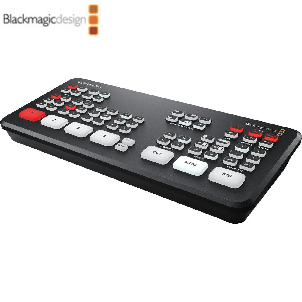 

Blackmagic ATEM Mini Pro/ATEM Mini /ATEM Mini Pro ISO Live Stream Switcher Multi-view Recording New Features video switchers