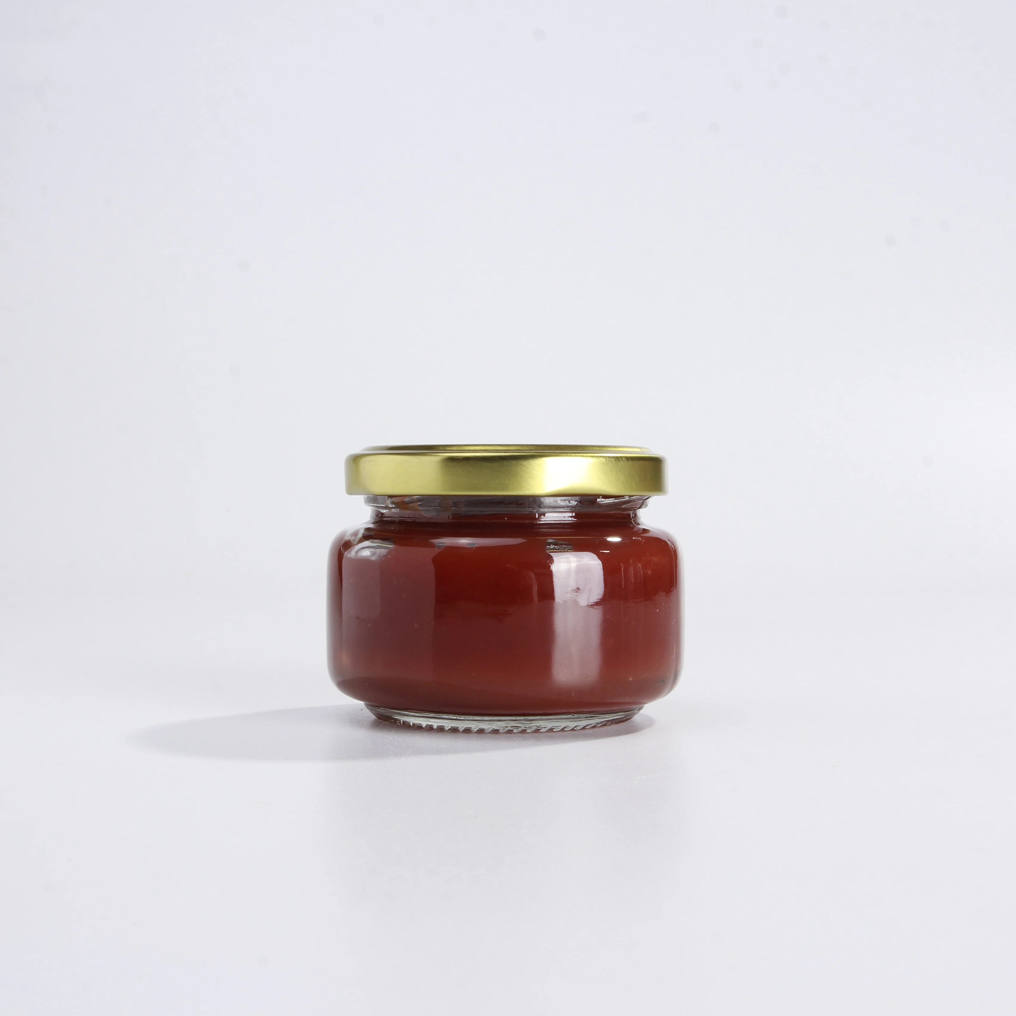 

Customized jam jar 330ml mini glass jar Pickle jar can with logo printing