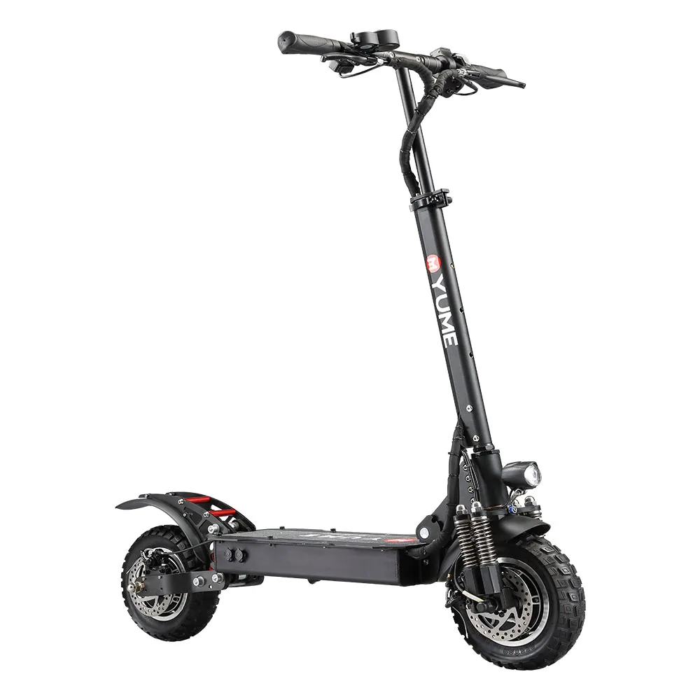 

Yume 2 wheel electric motorcycle scooter folding electric scooter for sale, Black