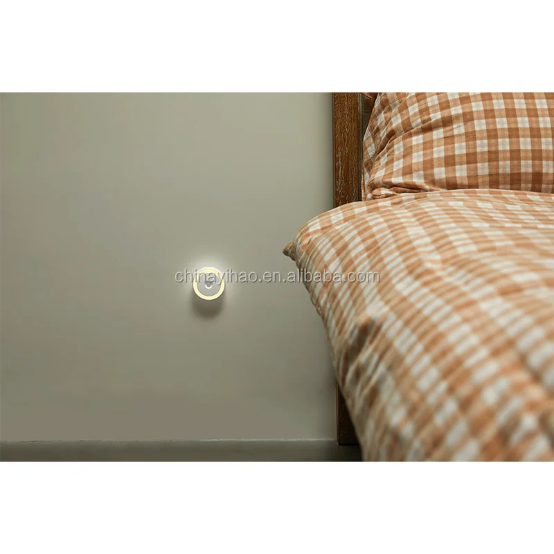
Rechargeable wall stick magnet portable bedroom sensor night led lamp 5v 