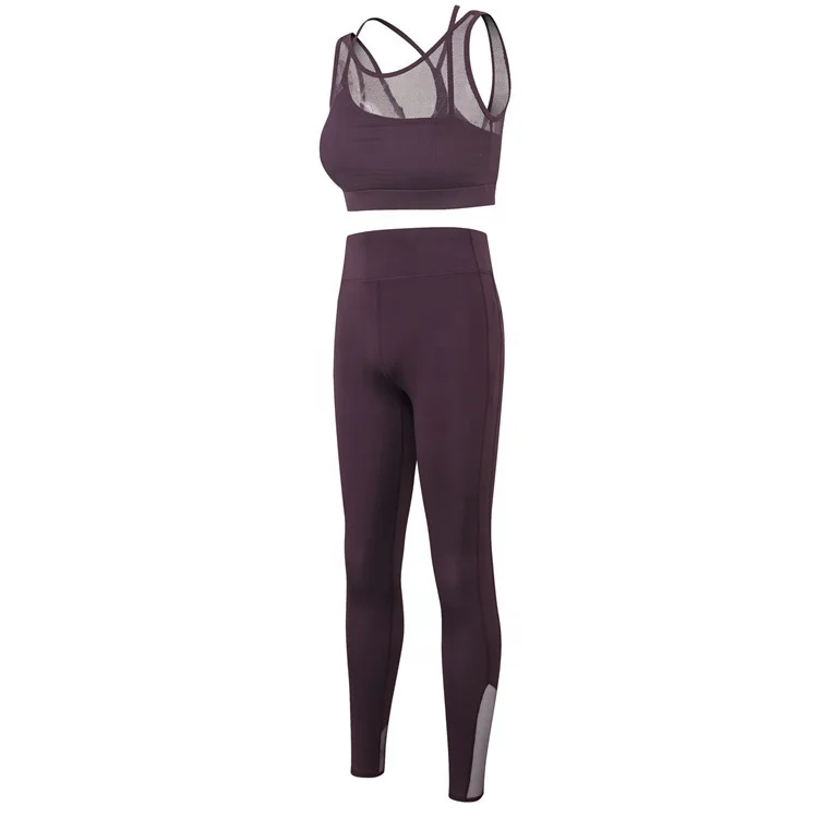 

Sportswear Plain Bra Pants Female Running Suit 2022 Yoga Set Custom, Any colors can be made