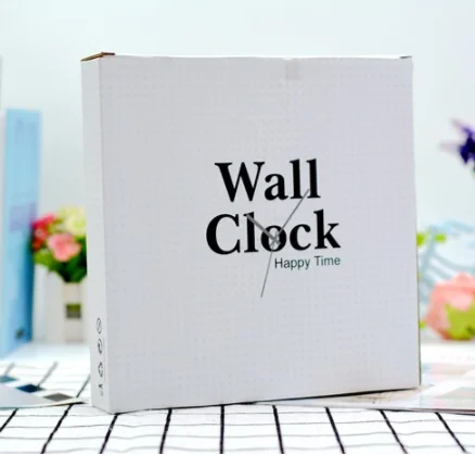 
European fashion diamond round 9 - inch digital color wall clock clock 