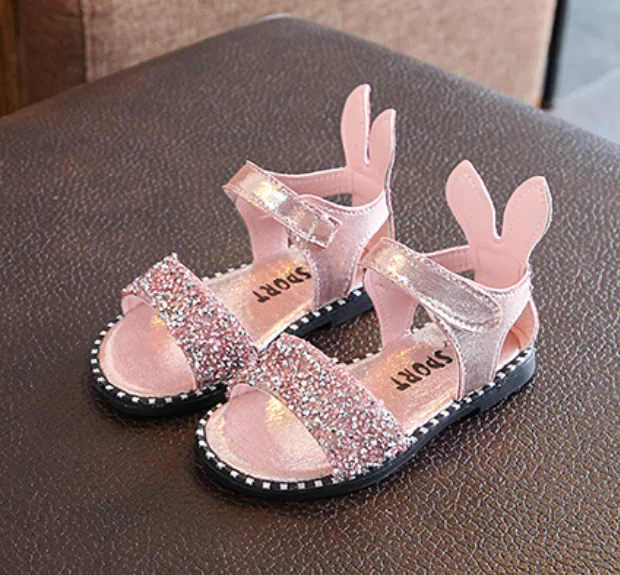 

Girls sandals new fashion children's shoes Children flower Princess shoes summer little girls soft soles baby shoes