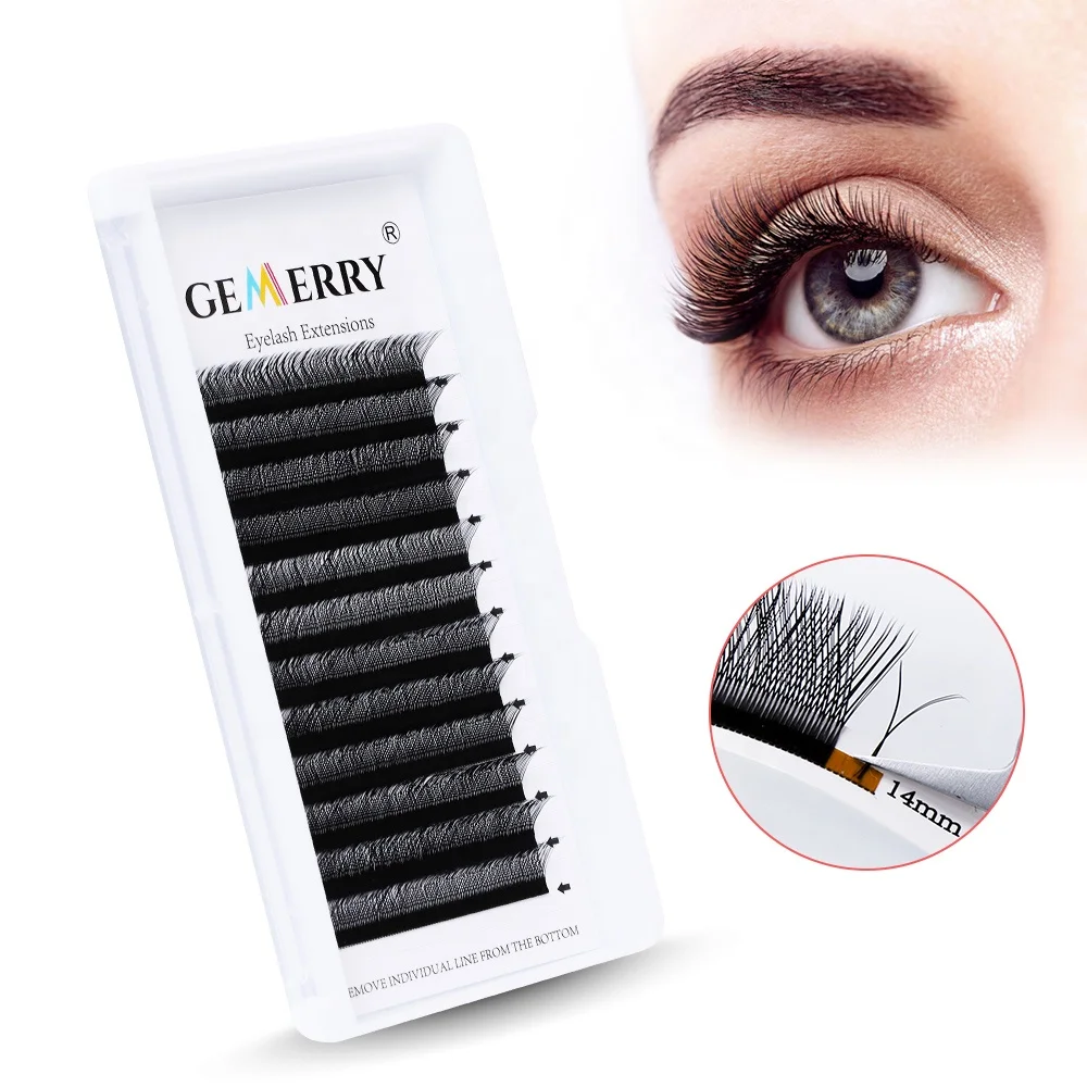 

Y-Shape Lashes Hand-Woven Faux Mink Yy Eyelashes Super Natural Soft False Eyelash Grafting Russian Volume Lashes 2d Lashes, Natural black