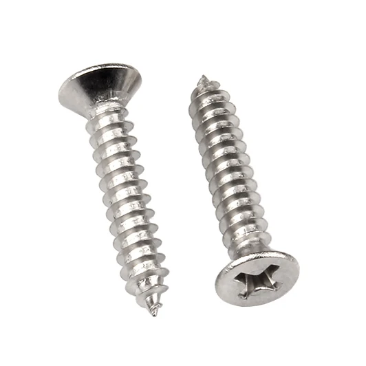 

stainless steel DIN7982 csk head self tapping screw