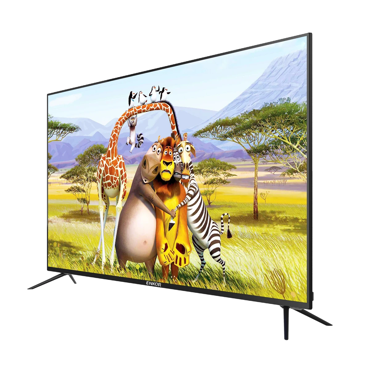 

Television Smart 50 Inch 4K Plasma Led Tv Screen internet tv set top box, Black color