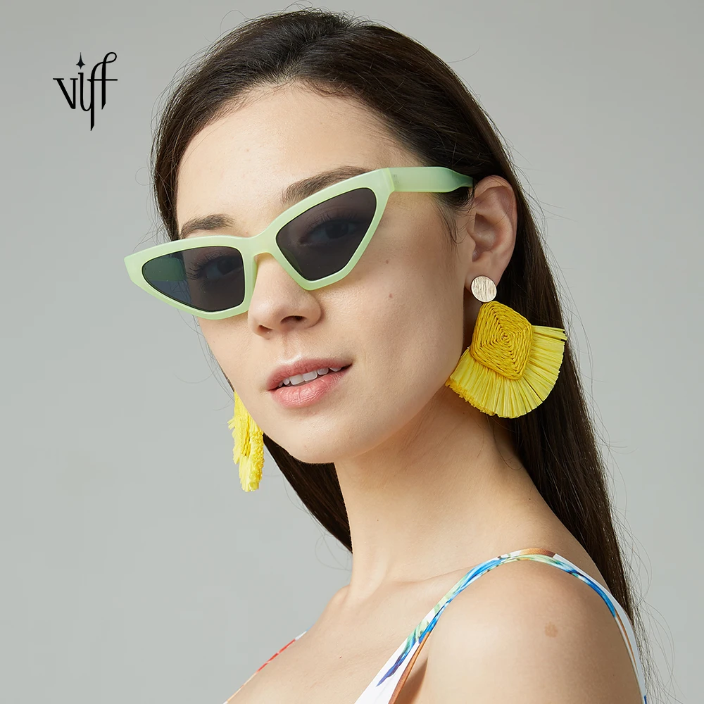

Party Cat Eye Sunglasses Newest Item HP19505 Plastic Frame Custom Logo Vintage Sun Glasses