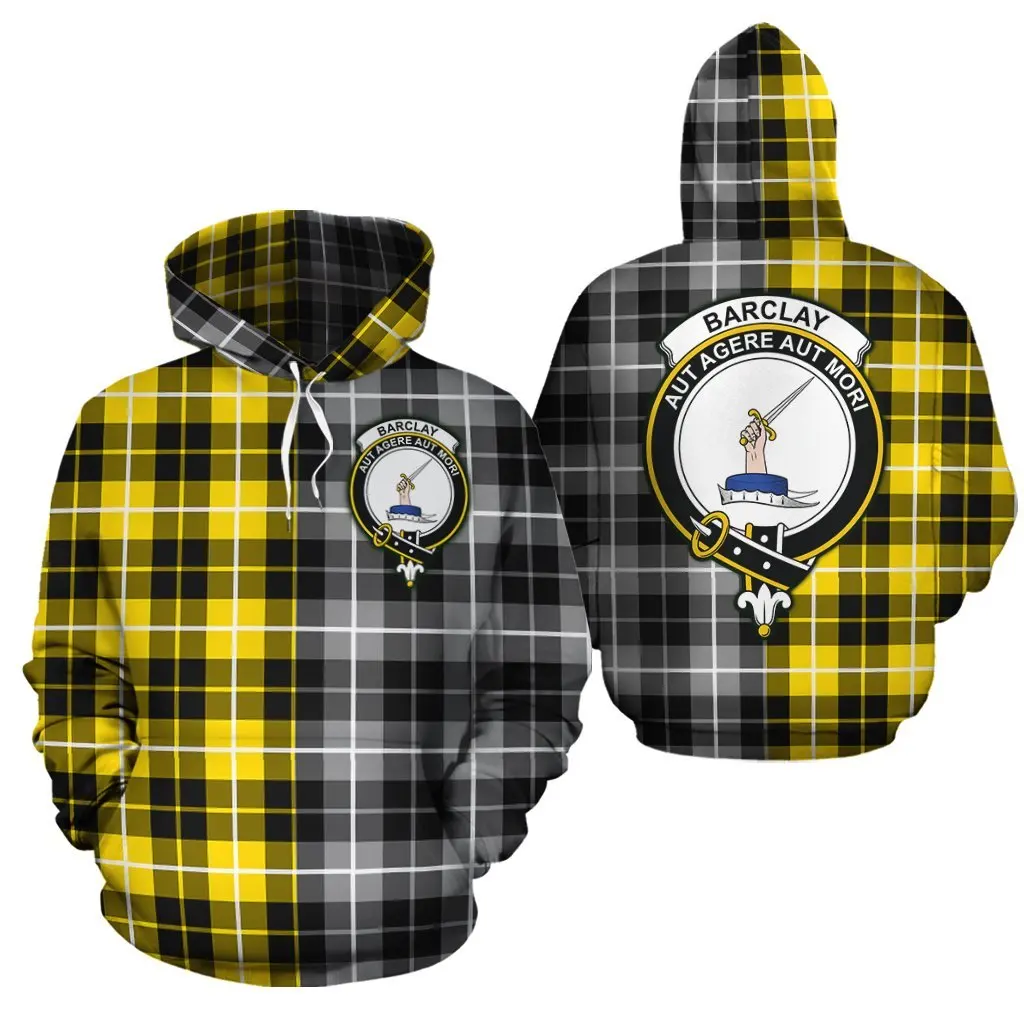 

Scotland Barclay Modern Clan Crest Tartan Cheap Price Pullover Sweater Custom Cozy Polyester Hoodie For Men Fitness Hoodies, Customized color