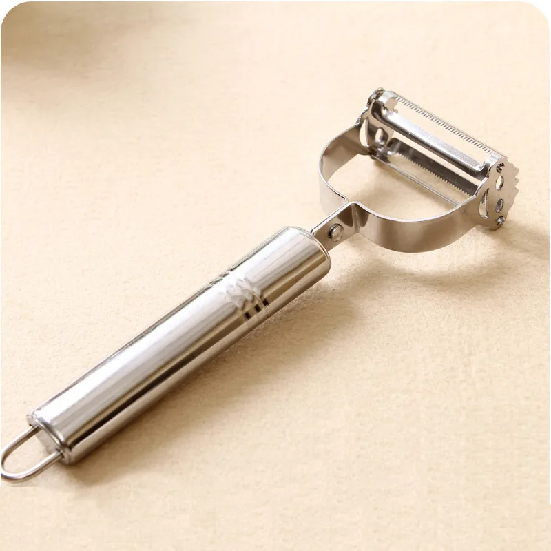 

Stainless Steel Peeler Multifunctional Fruit Peeling Knife Vegetable Fruit Melon Planing Kitchen Gadget Grater, As show