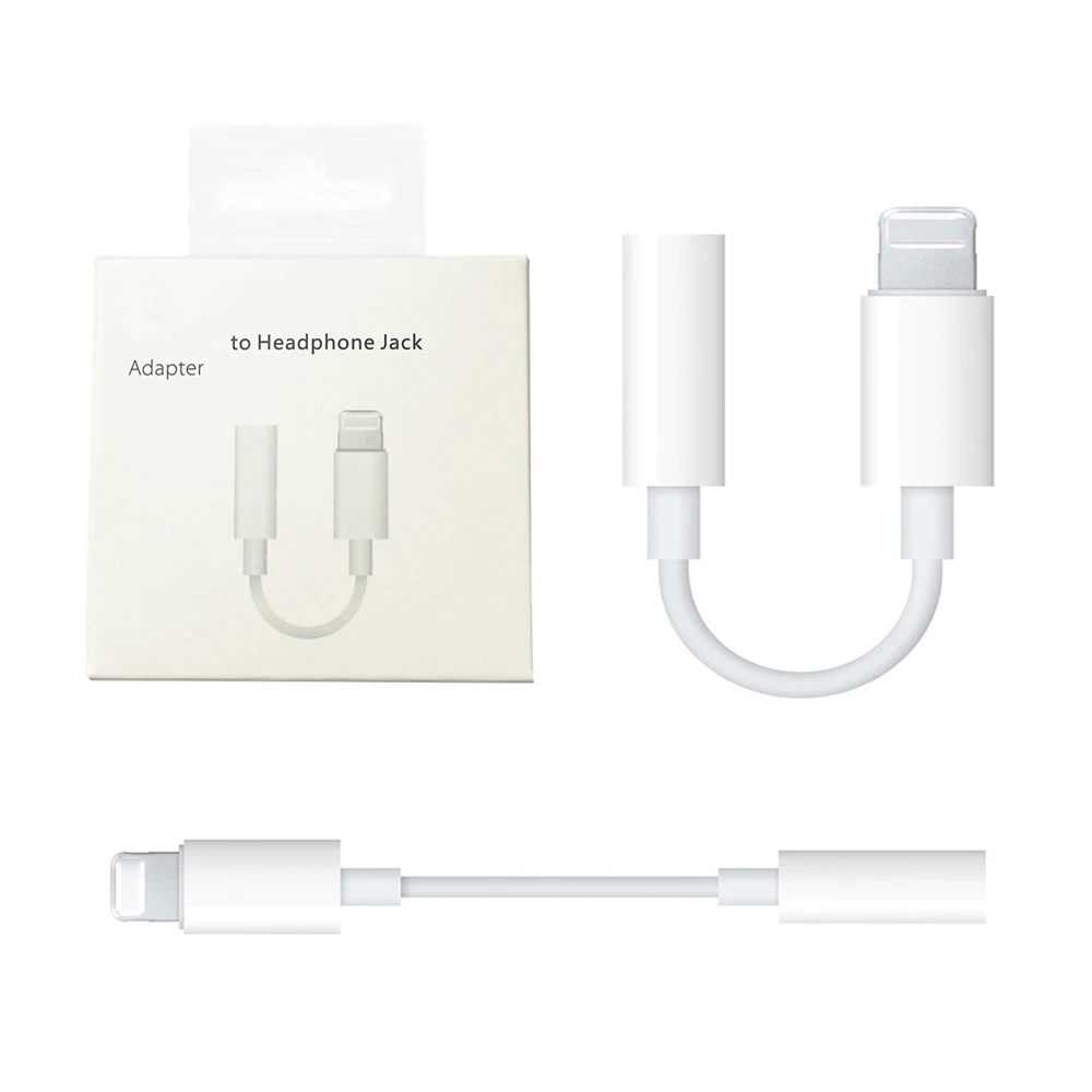 Original lightning to headphone jack Adapter lightning to 3.5 mm headphone jack adapter for iphone 78XR11plus Original lightning to headphone jack Adapter lightning to 3.5 mm headphone jack adapter for iphone 78XR11plus