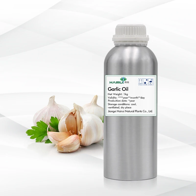 

HAIRUI Supply Bulk Price Garlic Essential Oil for Animal Feed 55% Allicin Garlic Oil