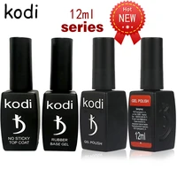 

NEW 12ml Kodi Gel Nail Polish 130 colors Rubber Base Coat Top Coat UV LED Soak Off Gel polish for Professional Nail Art
