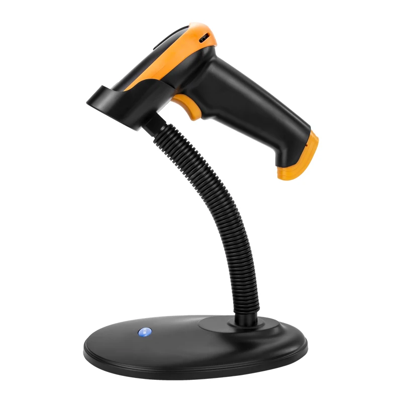 

High resolution 1D 2D Barcode Scanner with base Superior quality Reading UPC EAN Barcodes escaner de codigo de barras