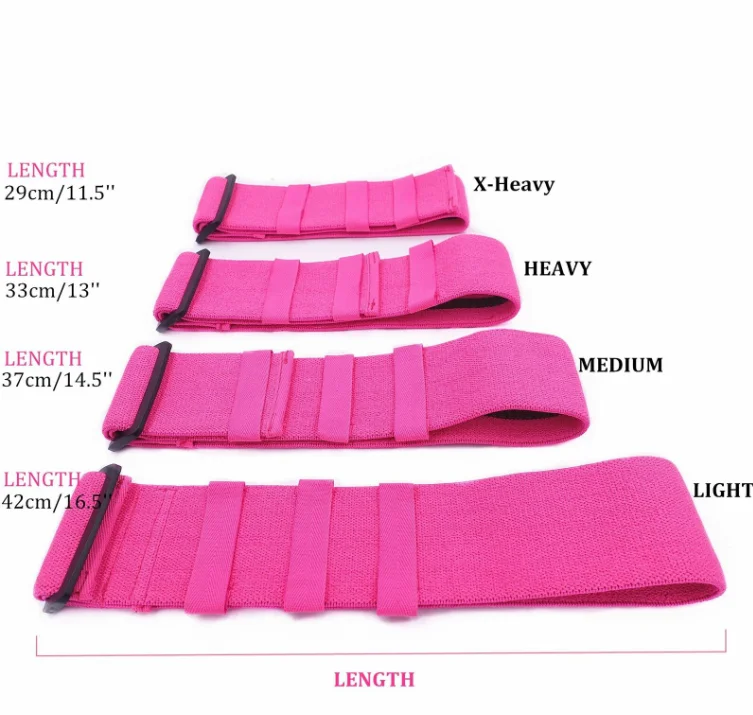

Adjustable Hook Hip Circle Resistance Bands for Booty & Glutes Hip Circle, Black/blue/pink