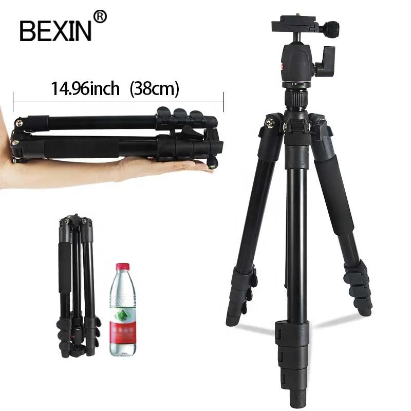 

BEXIN FactoryWholesale Flexible Tripod Aluminum Alloy monopod Tripod with Compass Device for SLR Camera Phone Mount DV Projector