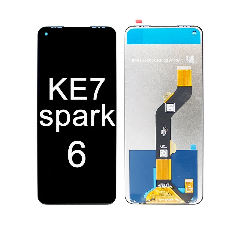 

for Spark 6 display for Spark 6 lcd screen for Tecno Spark 6 Ke7 Lcd Touch Screen Digitizer Assembly Replacement