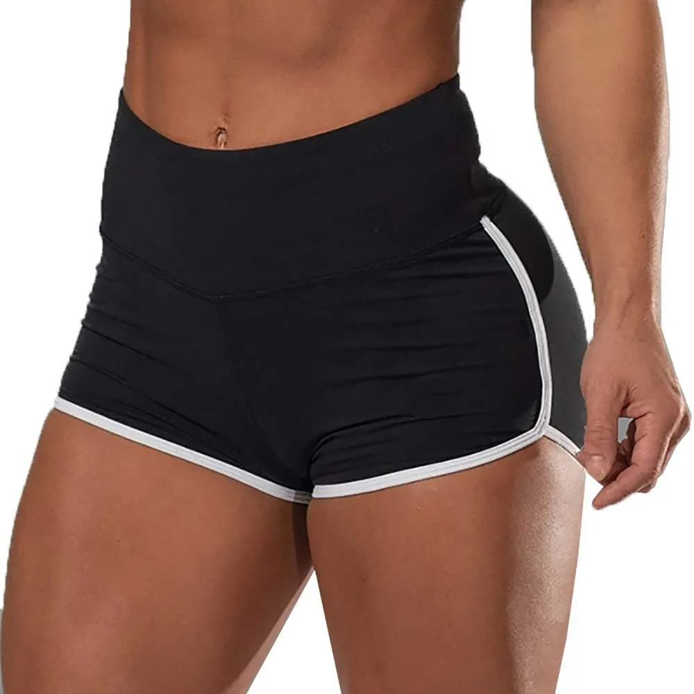 

2021 New Plus Size Summer High Waist Sports Women's Shorts Women Sexy GYM Yoga Running Snack Short Clothing Wholesale