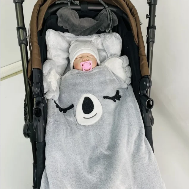 

Cute Koala Winter Baby Stroller Sleeping Bags For 0-36 Months Newborn