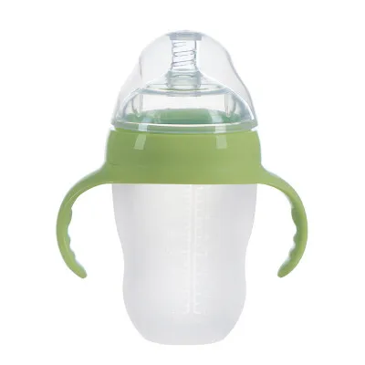 

BPA Free 100% Food Grade manufacturers silicone milk feeding baby bottle