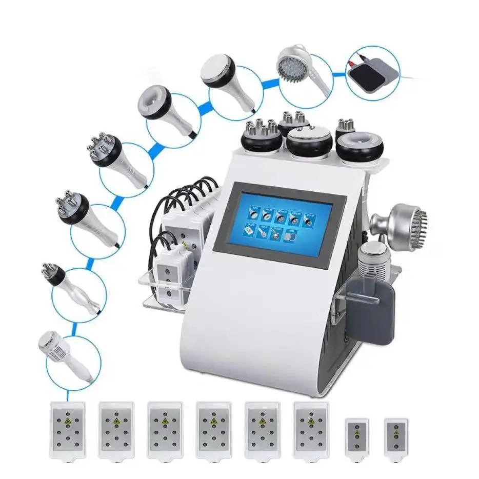 

Latest 10 IN 1 Cavitation RF Vacuum Cold Photon Micro Current LipoLaser 5mw Slimming Machine For Salon Use