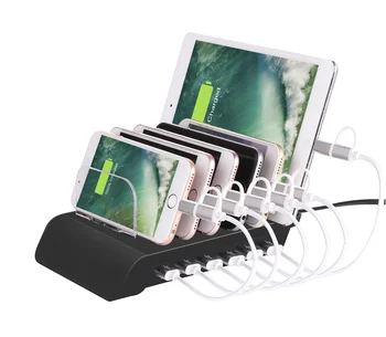 Airport Public Mobile Phone Charging Station Portable 6 Usb Ports Fast ...