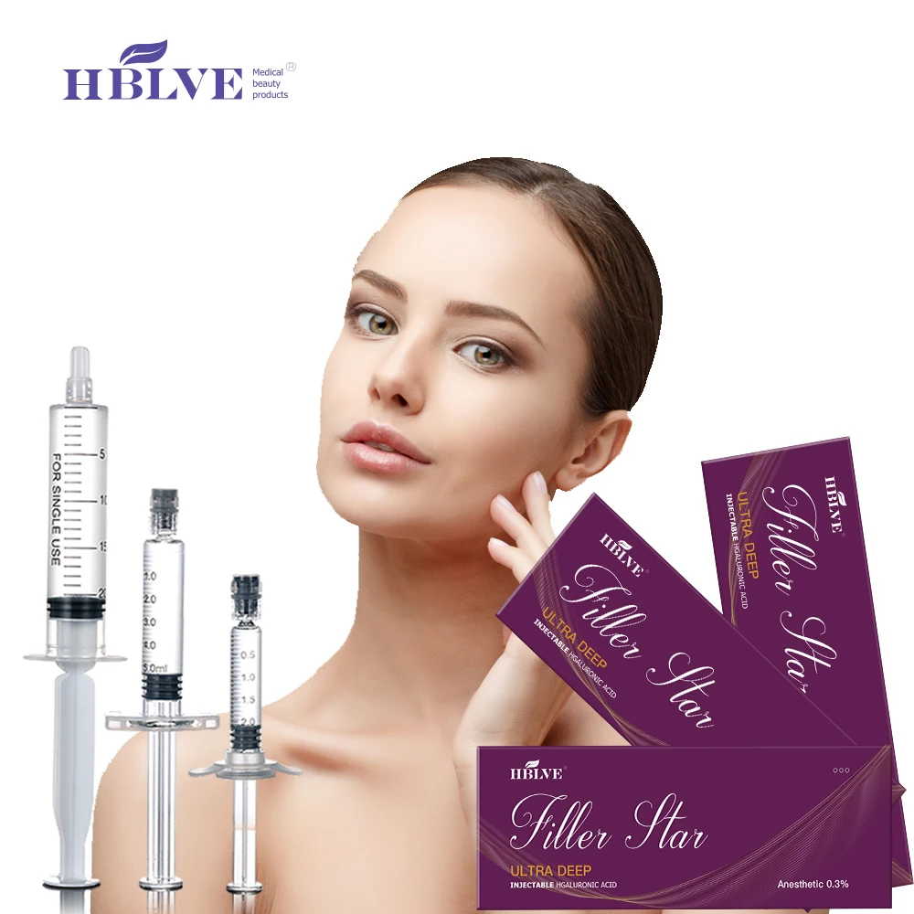 

wholesale korea deep cross linked injectable dermal filler hyaluronic acid gel