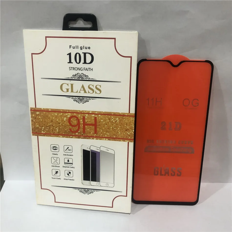 Full Glue Secondary Reinforcement 21d Tempered Glass For Oppo A5 2020 ...