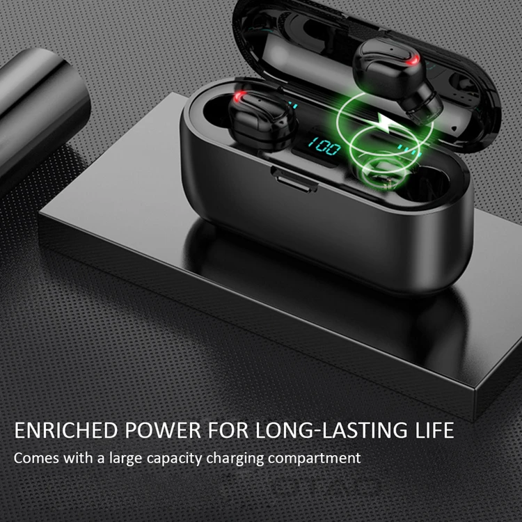Tws Aviation Headset Earphone Bluetooth Wireless Earbuds Headphone In Ear Smartphone Ps4 Power Bank Microfone Custom Logo - ANKUX.COM