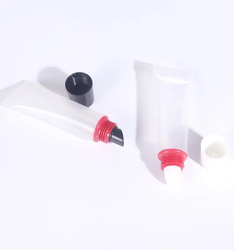 Wholesale Lip Gloss Squeeze Tubes Balm,Empty Clear Lip Gloss Squeeze