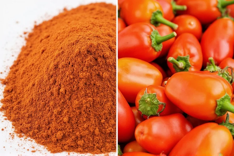 Various jars of paprika spices