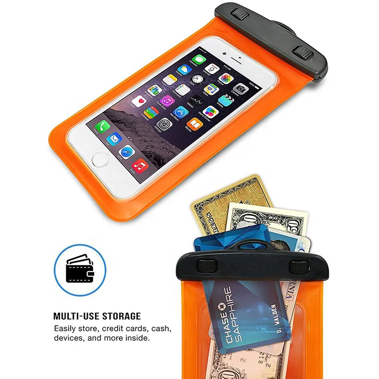 

YUANFENG Hot Sale PVC Waterproof Pouch With ArmBand Mobile Phone Bag, Multi colors