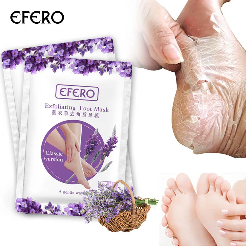 

Peaceful EFERO 1Pair Feet Mask Spa Socks For Pedicure Foot Cream For Heels Exfoliating Foot Mask Socks Mask For Legs Beauty Foot Care