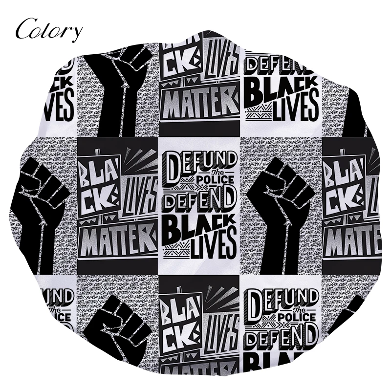 

Colory Bling Satin Mommy And Me Wap Bonnets, Customized color