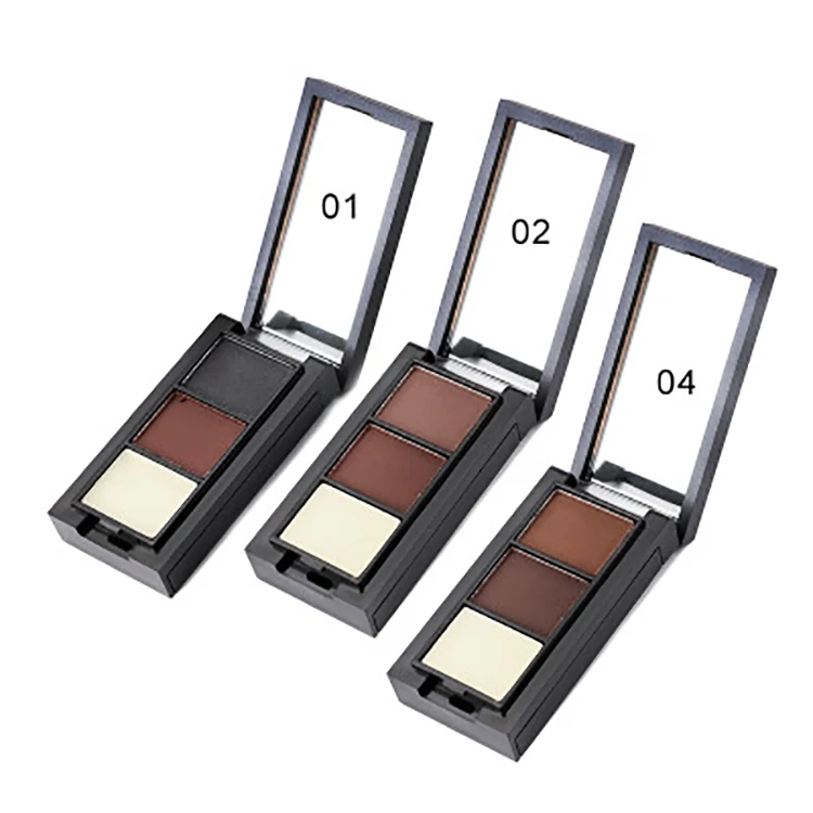 

Waterproof Natural Two-Color Eyebrow Powder With Eyebrow Brush