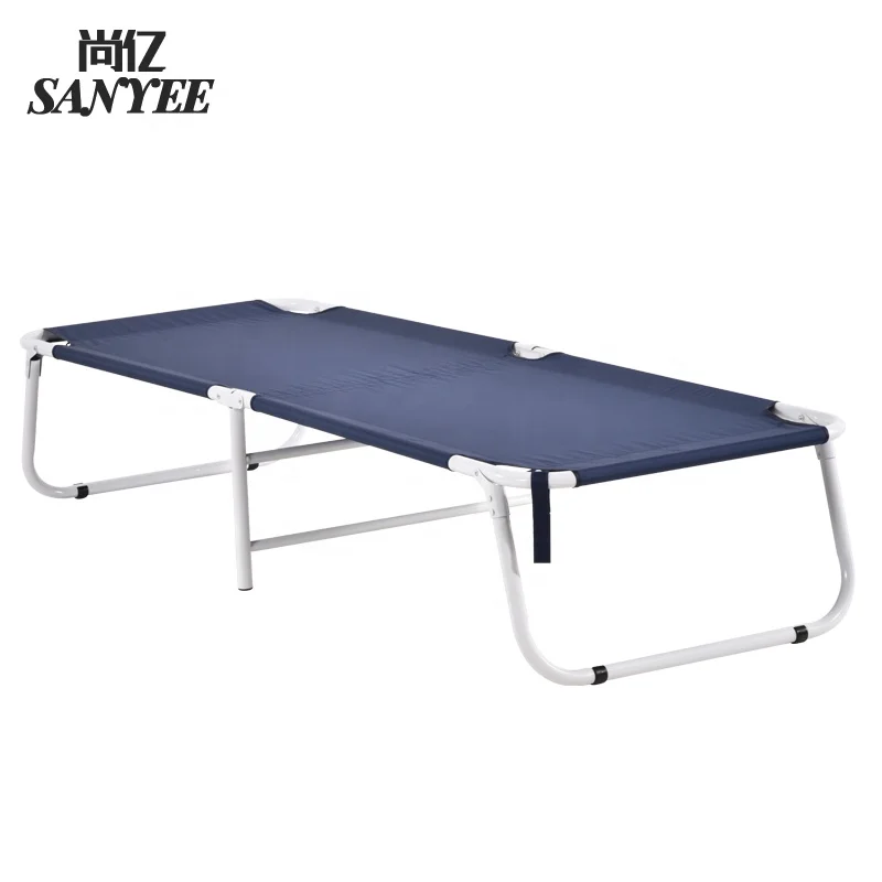 
Sanyee SY-1695 Hot sales folding metal cot beds Foldable camping bed multifunctional bed for Camping and Hiking 