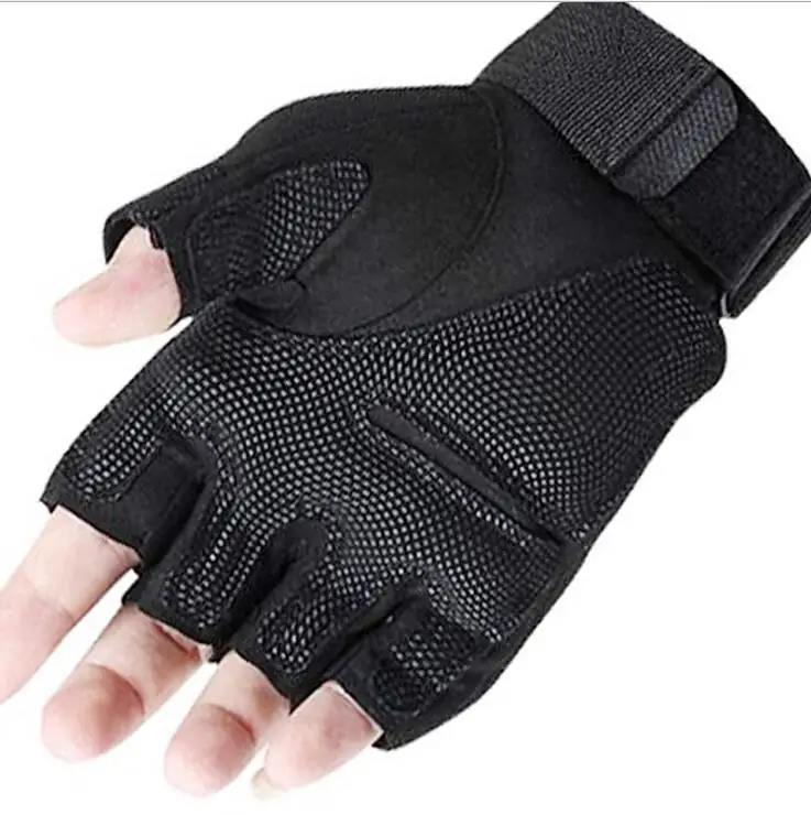 

Huanwei Tactics Gloves Military Fingerless Hard Knuckle Outdoor Fingerless Gloves For Camping Cycling