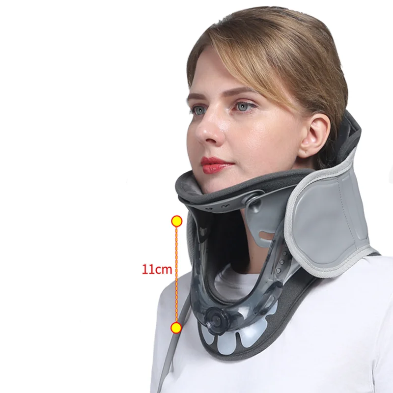 Adjustable inflation Neck brace easy to use Cervical traction device pain-r...