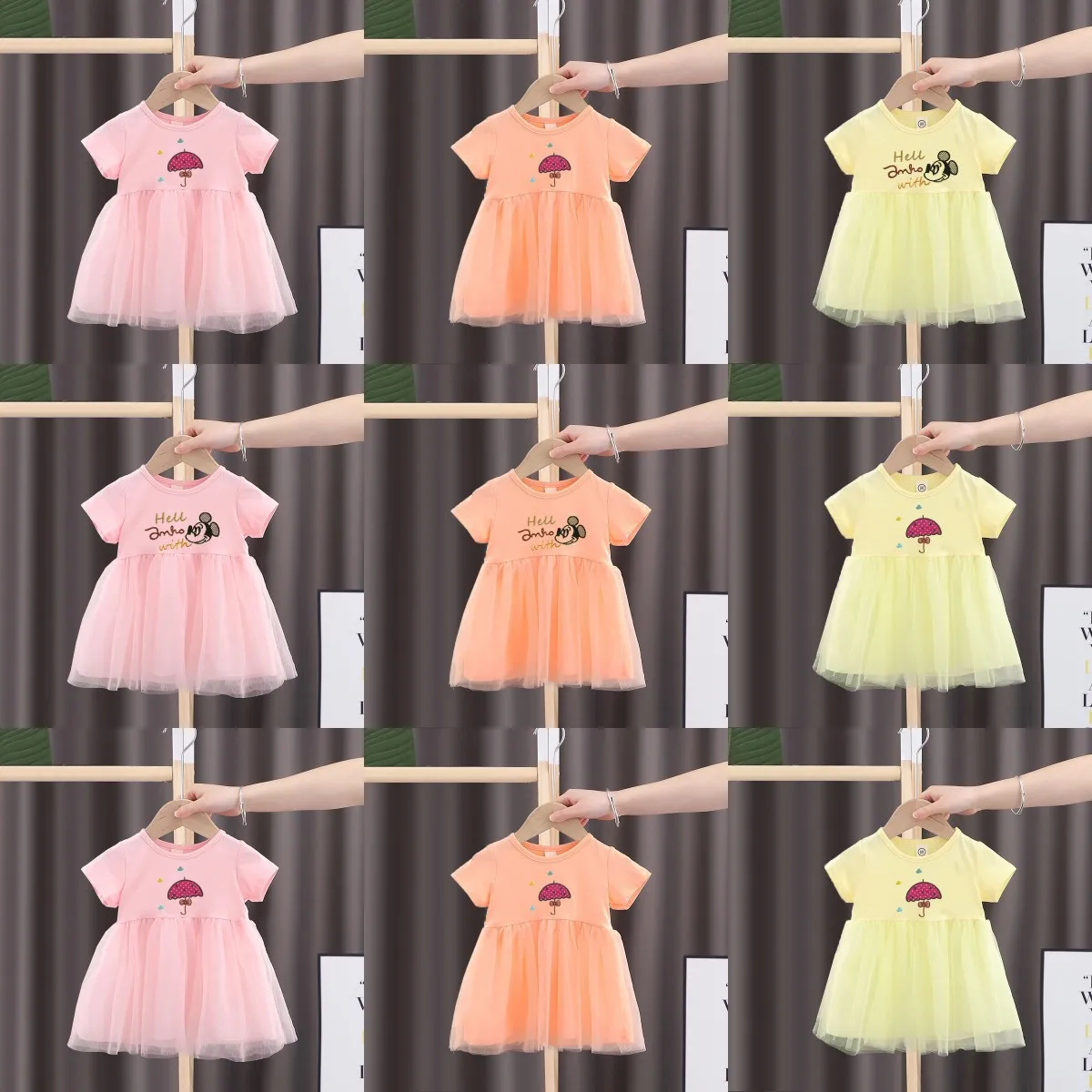 

Factory new princess dress flower evening wear children's wear new design baby party girl dress wholesale cheap girl dress