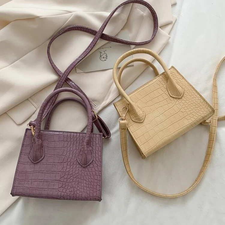 

Luxury ladies handbags crocodile leather handbag fashion crossbody bag for women
